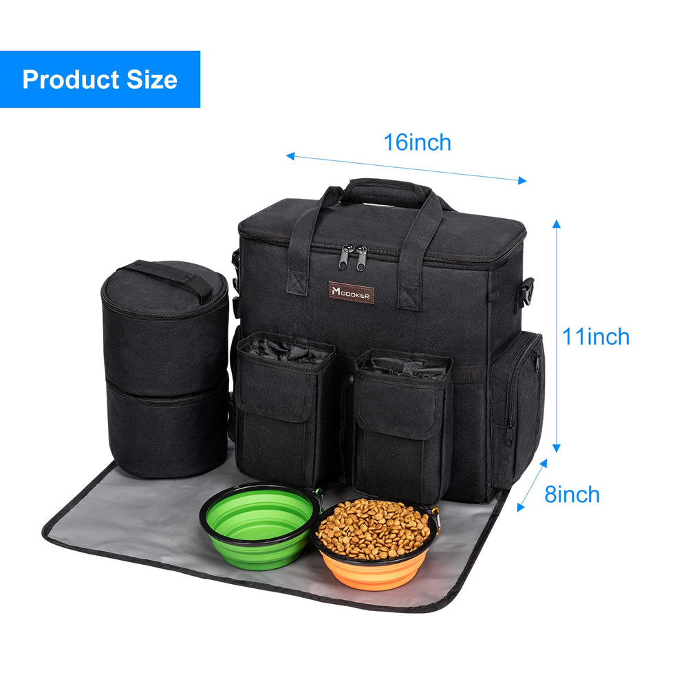 Modoker two detachable pouches for quick-access treats during park training.