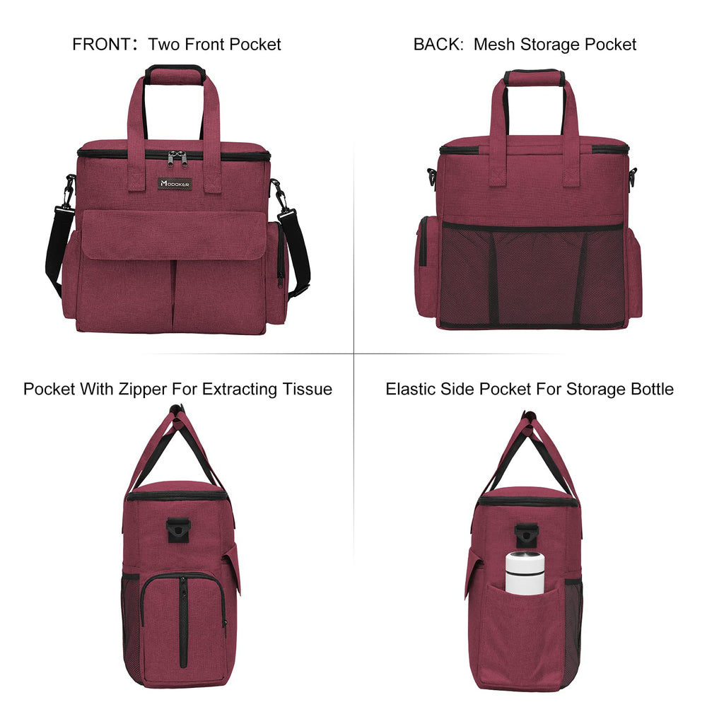 Modoker weekend travel set multi-pocket tote organizes treats and toys on trips.