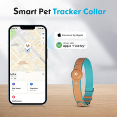 MODUS GPS Tracker dog collar adjustable size demonstrates customizable fit for medium to large dogs.