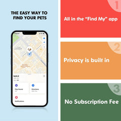 MODUS GPS Tracker dog collar on dog enables real-time tracking for peace of mind.