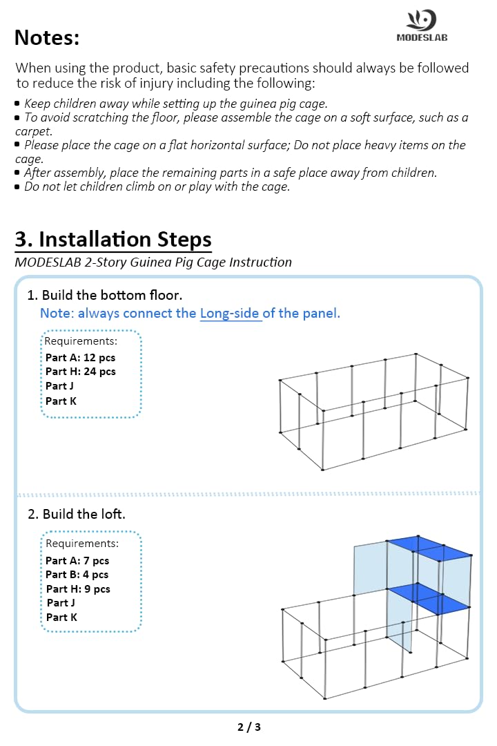 MODESLAB detailed interior view highlights absorbent liner and sturdy panels.