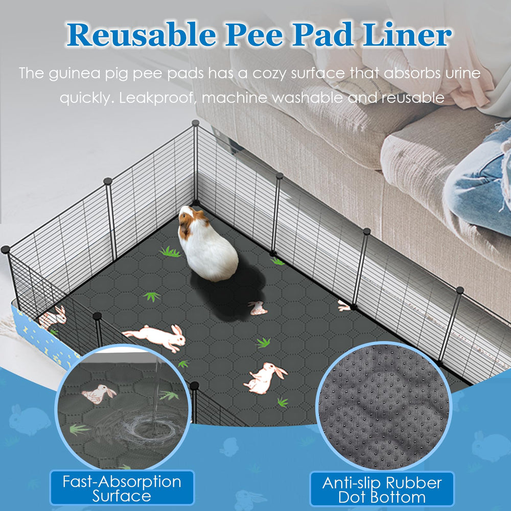 MODESLAB PVC tarp bottom with five-inch baffle helps contain litter and hay.