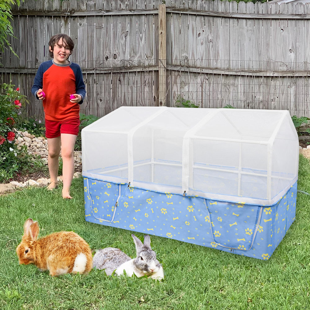 MODESLAB spacious 8 sq ft area supports rabbits, hamsters, chicks, and more