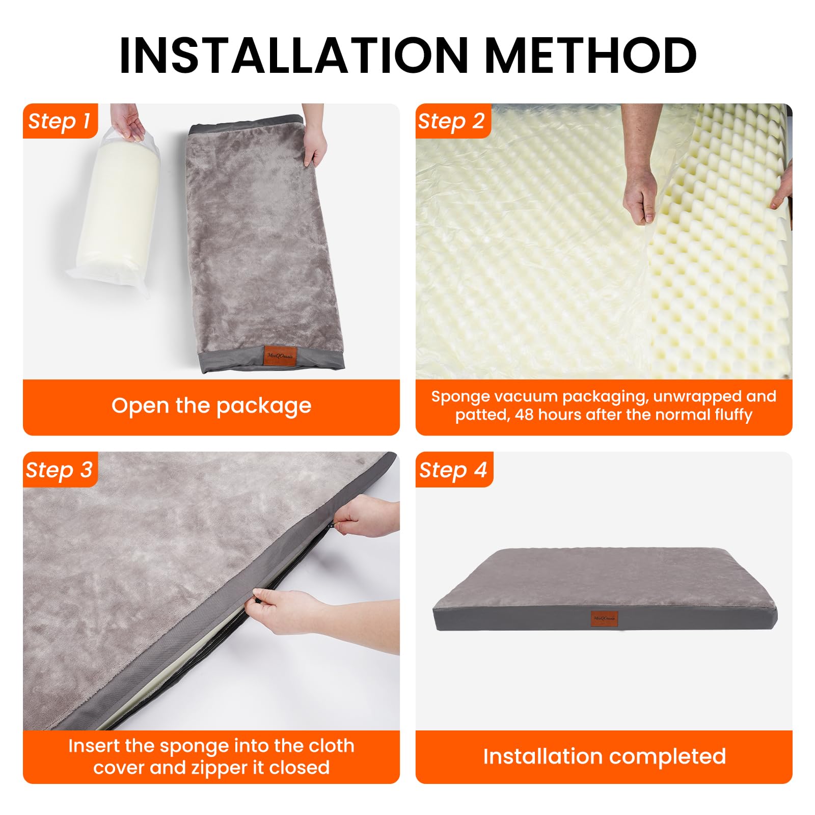 MoeQOassis cama para viaje: ideal para jaulas y traslados.