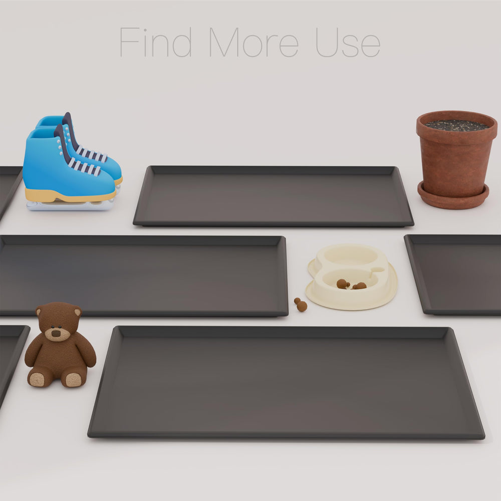 MOFBEAWK crate tray easy-cleaning design for quick rinsing after meals.