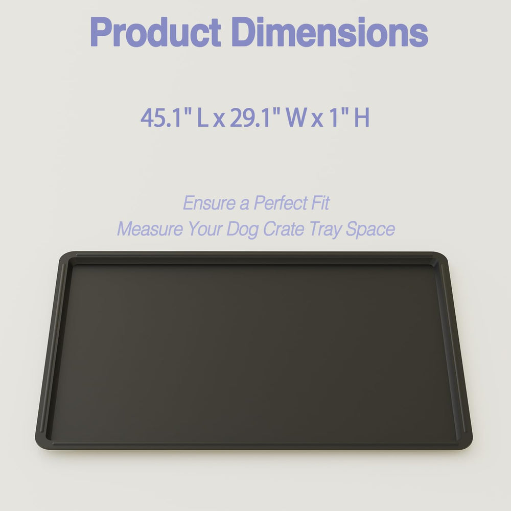 MOFBEAWK durable reinforced-plastic tray withstands energetic pets during play