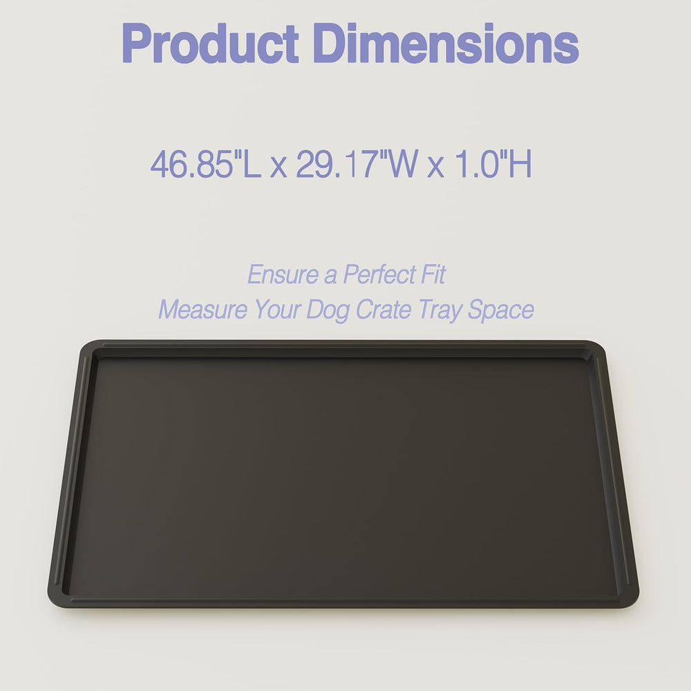 MOFBEAWK kennel-tray setup: durable chew-resistant surface reduces mess.