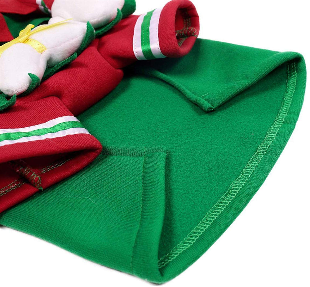 Mogoko christmas-elf-costume-on-dog captures adorable holiday cosplay moment