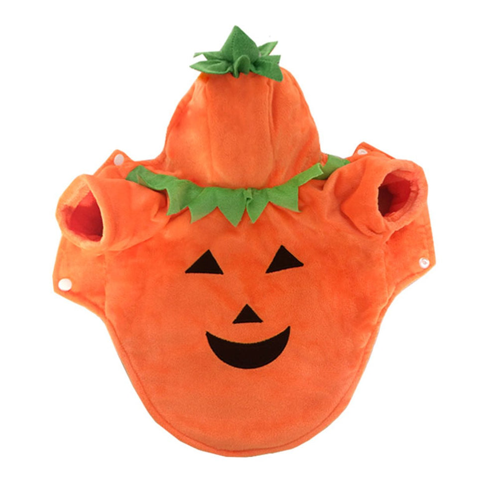 Mogoko pumpkin face print costume showing playful style for photoshoots