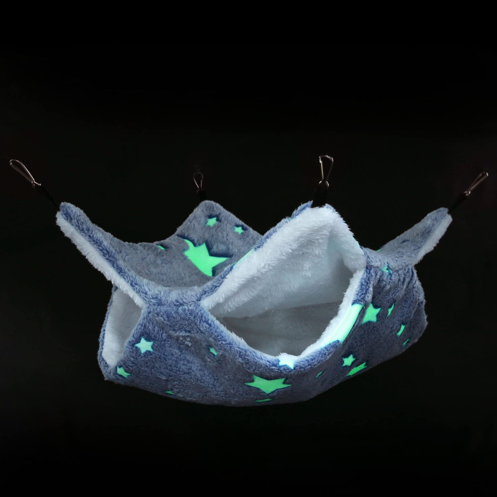 Mogoko small-pets cage enrichment with hammock and tunnel for play and rest