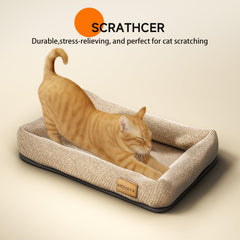 MOHAYA durable-eco-friendly materials shown with scratch resistance and soft cushion support.