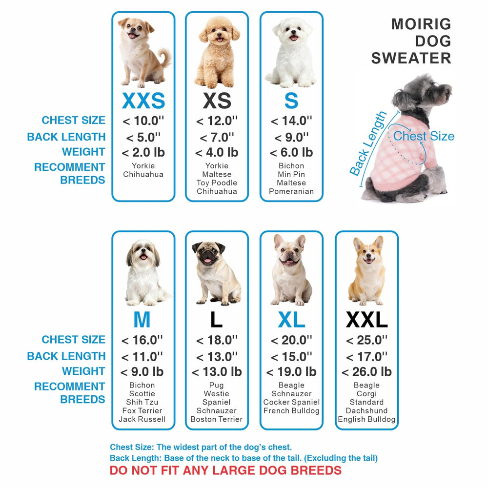 MOIRIG sudadera para perro rosa grande, apta también para gatos pequeños.
