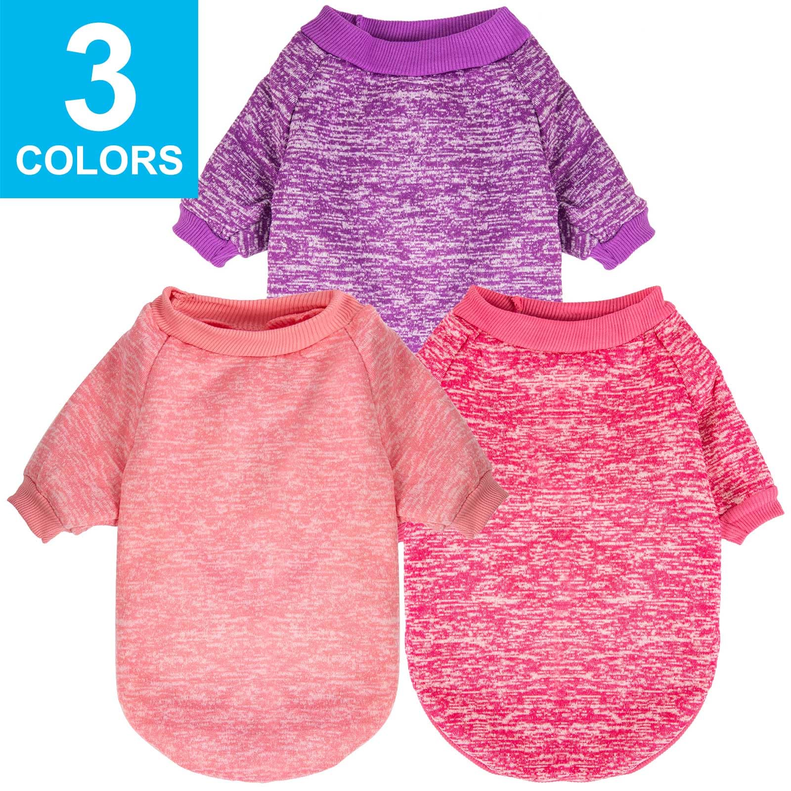 MOIRIG sudadera para perros en púrpura, ajuste suave para comodidad diaria.