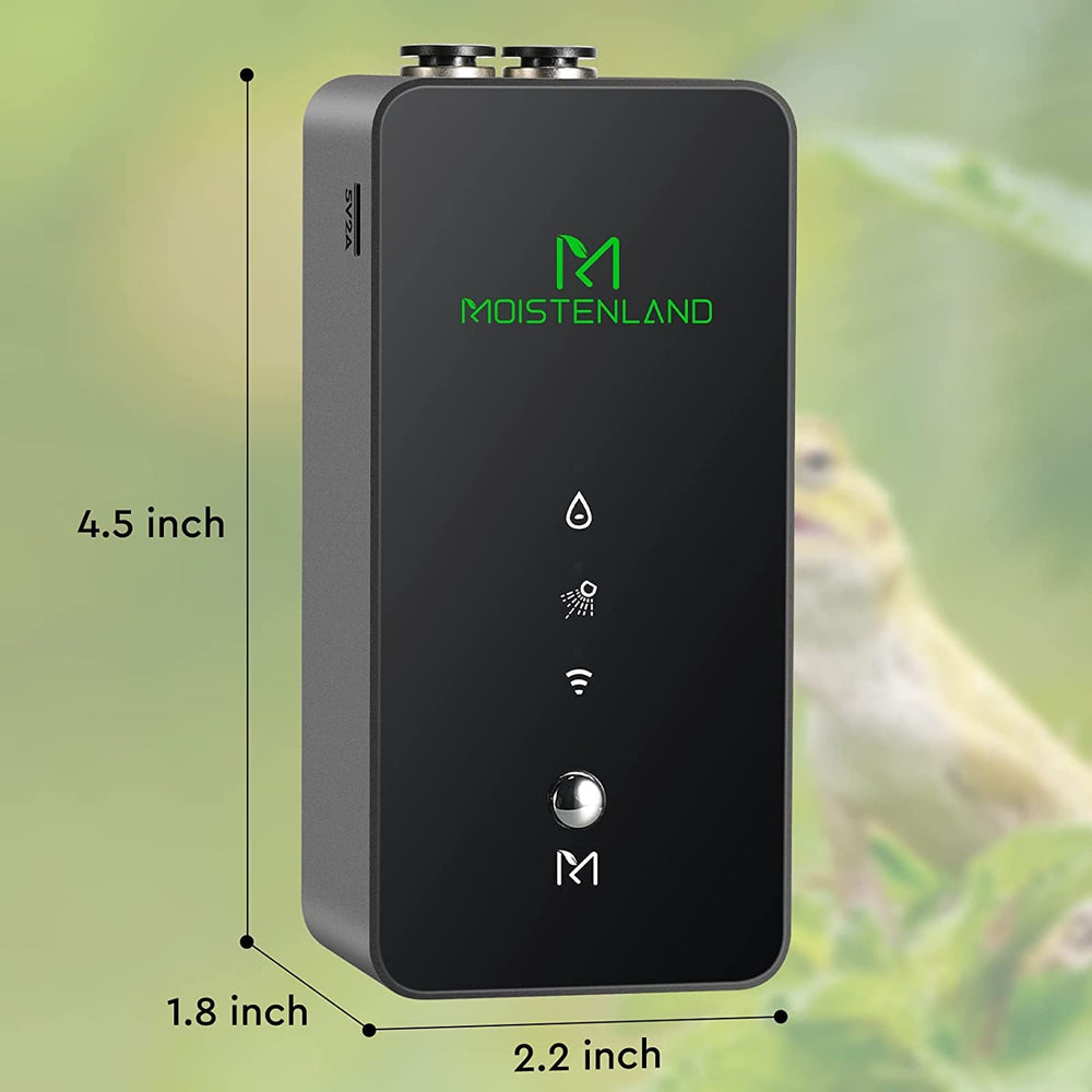 Moistenland Smartlife notifications help monitor misting status.