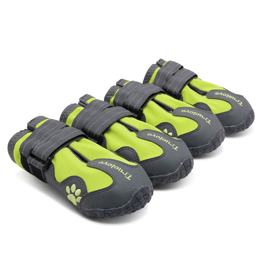 MOKCCI Truelove dog boots feature breathable inner mesh for comfortable paw wear.