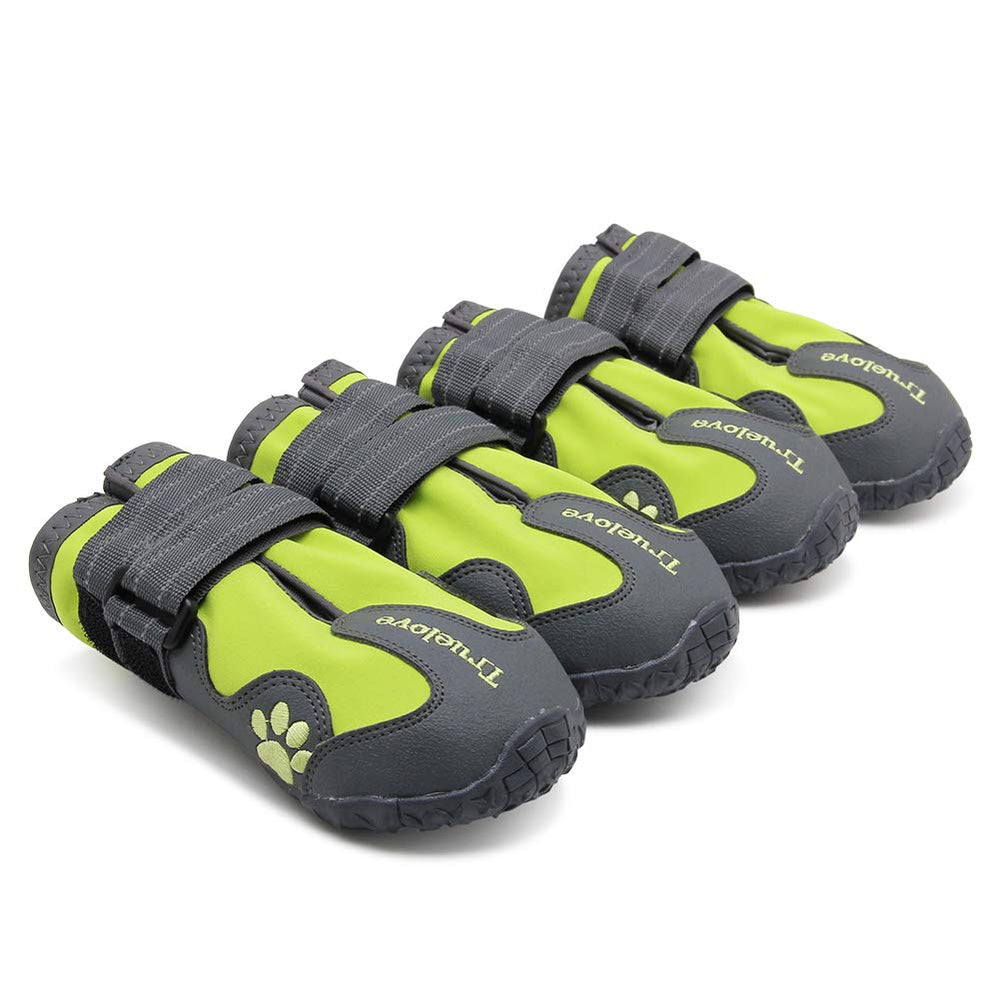 MOKCCI Truelove dog boots feature breathable inner mesh for comfortable paw wear.