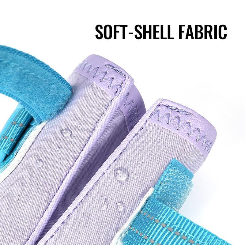 MOKCCI Truelove Dog Boots breathable inner mesh keeps paws comfortable during long walks.