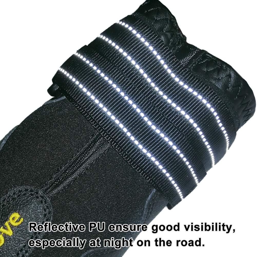 MOKCCI Truelove dog boots show non-slip soles for confident outdoor traction.