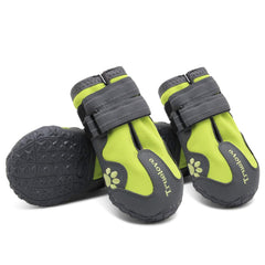 MOKCCI Truelove dog boots with waterproof non-slip soles for secure outdoor walks.