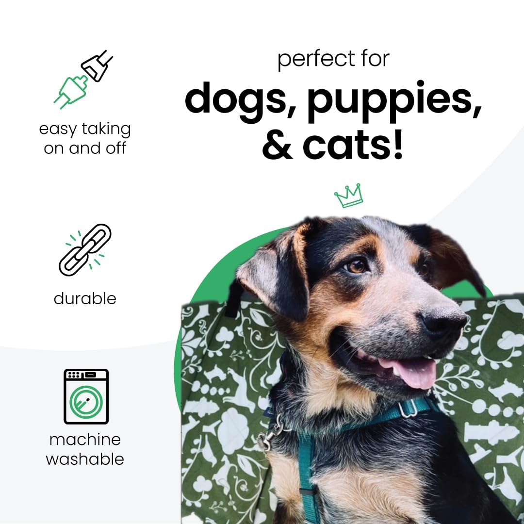 Molly Mutt non-skid backing helps prevent slipping on any seat surface.