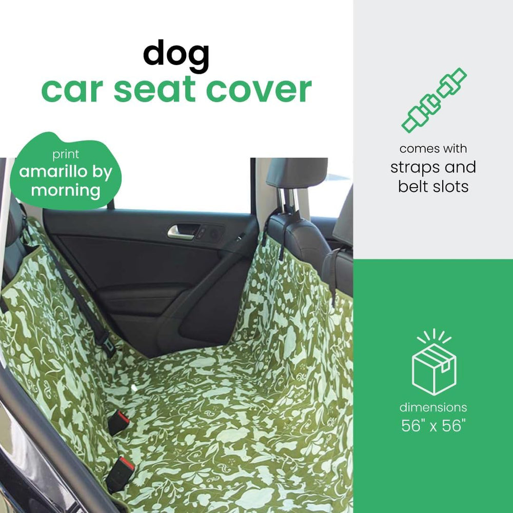 Molly Mutt water-resistant cotton canvas shields seats from spills and stains.