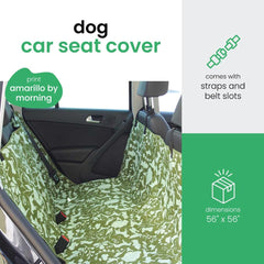 Molly Mutt water-resistant cotton canvas shields seats from spills and stains.