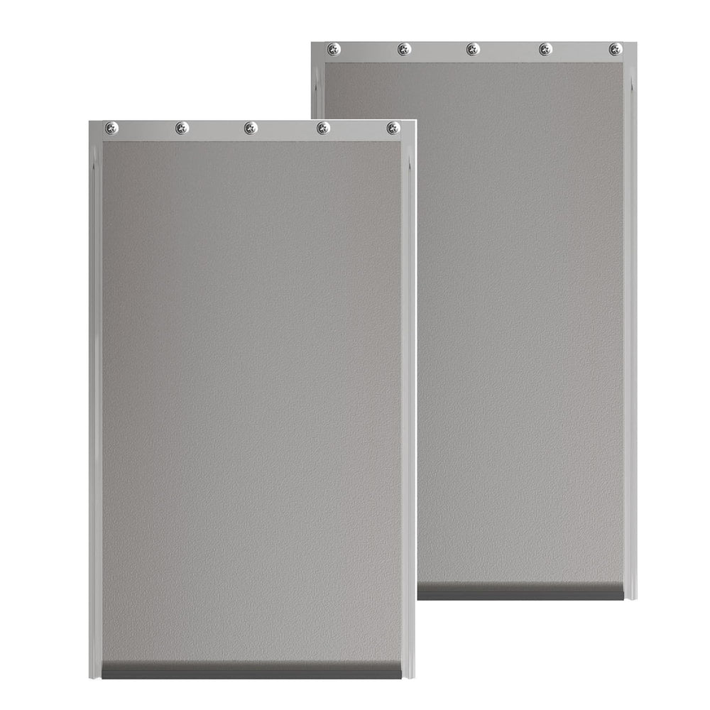 MOLYLY large dog door flap pack front view for secure, draft-blocking replacement.