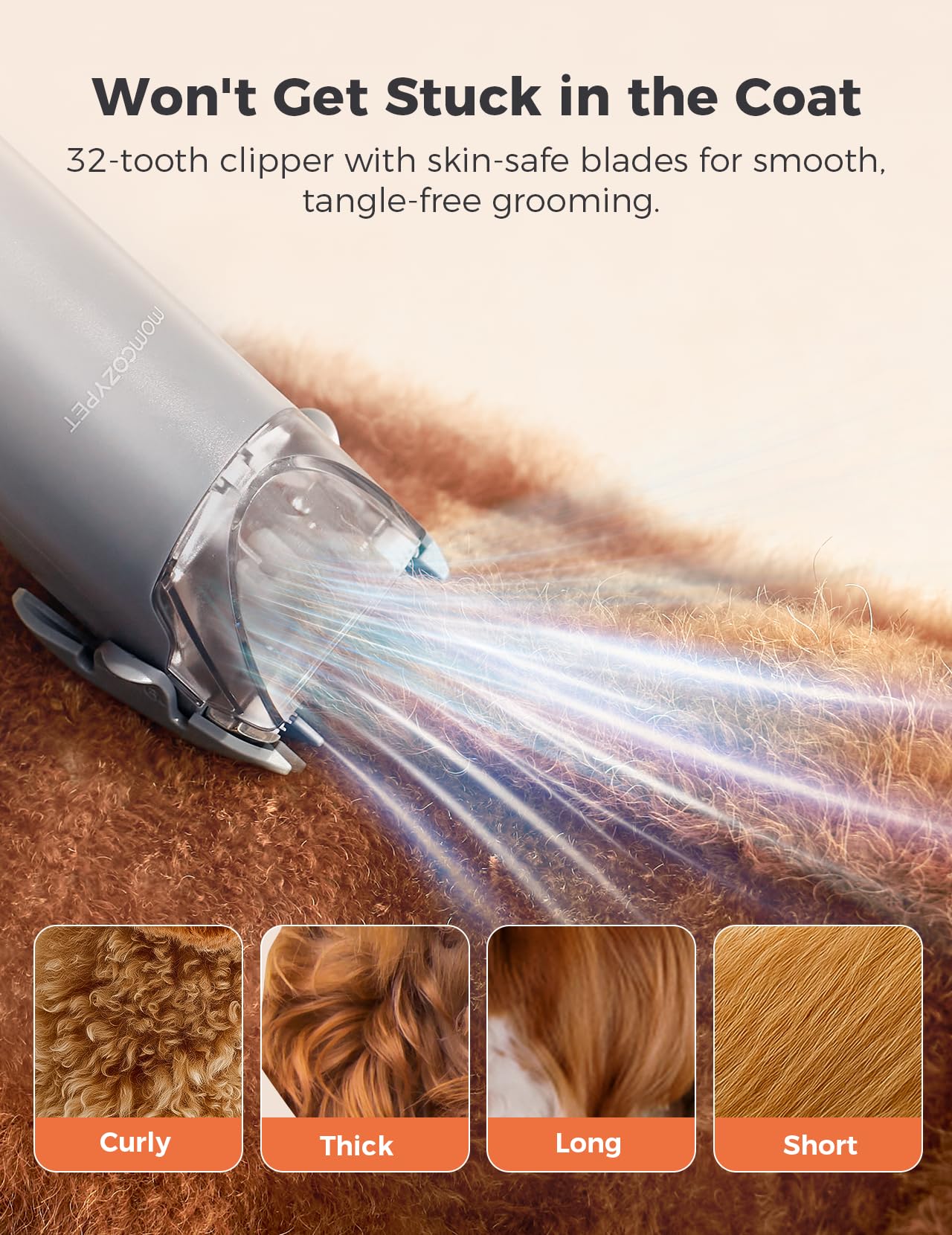 MomcozyPet FurEase weekly deshedding tool tackles mats and tangles
