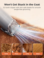MomcozyPet FurEase weekly deshedding tool tackles mats and tangles