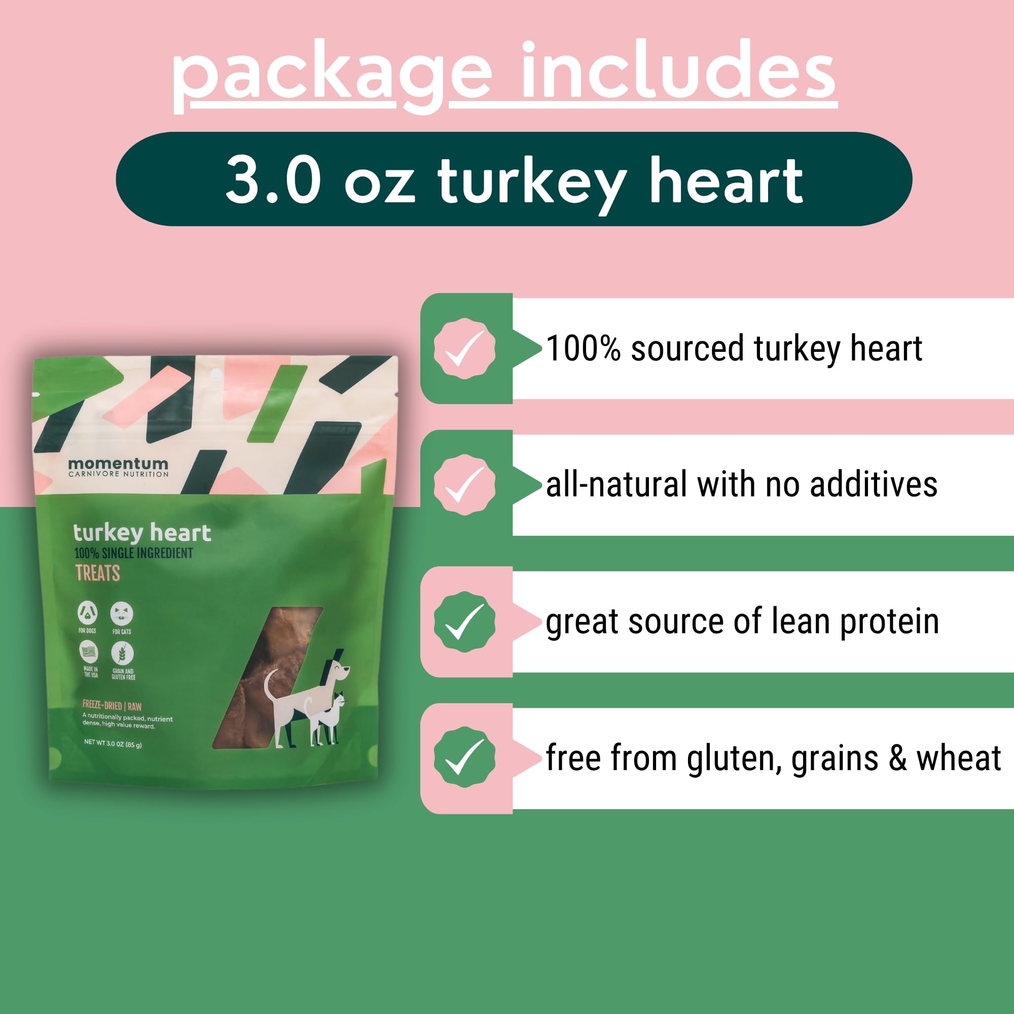 Momentum Carnivore nutrition features taurine, B12, and iron for heart-supporting energy.