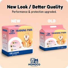 MoMoCo puppy pads 100-count bundle demonstrates long-lasting mess containment