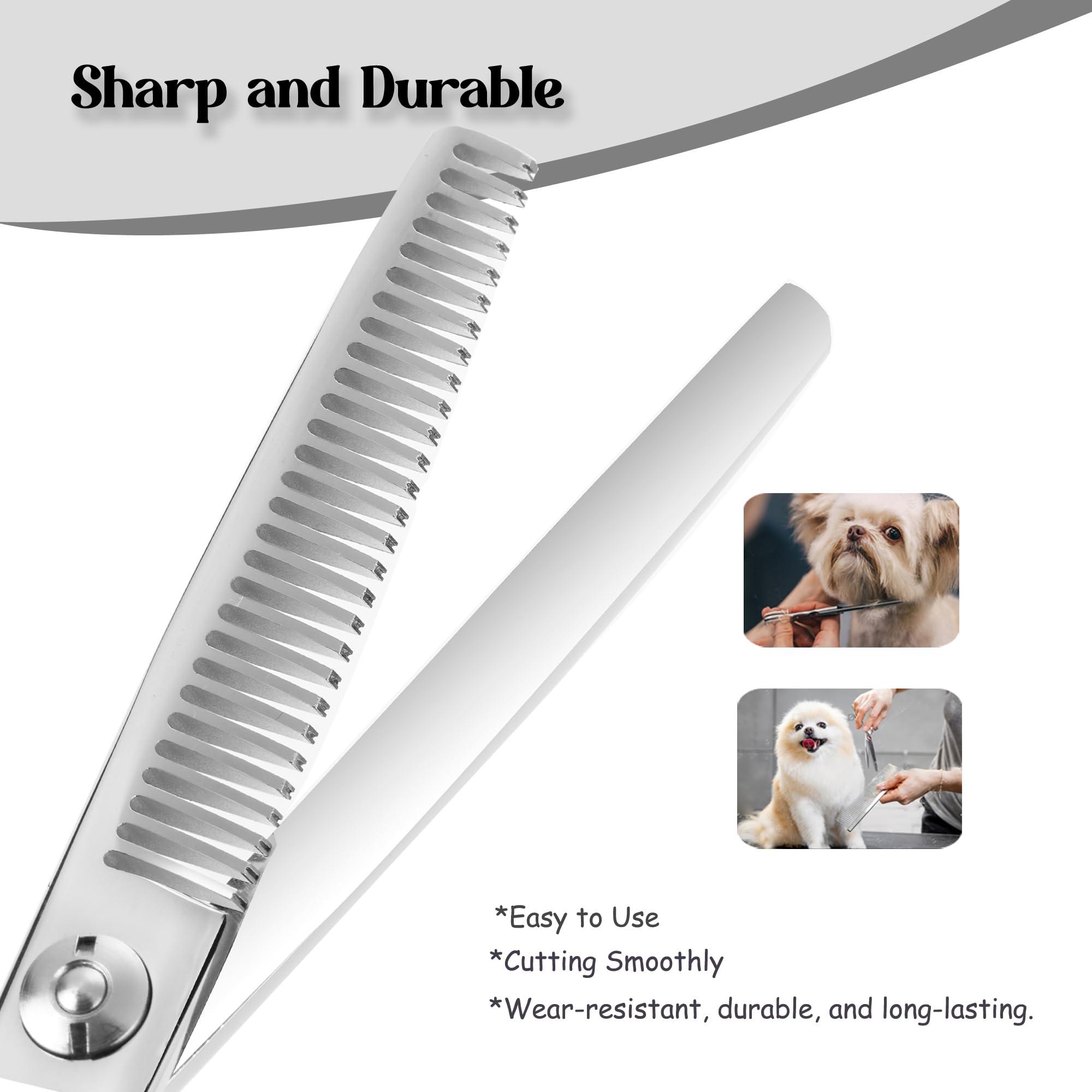 Momotou dog grooming scissors face paws trim for delicate fur work