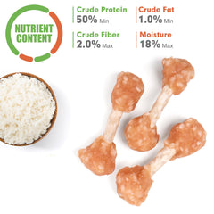 MON2SUN brown rice ingredients label, wholesome base for treats.