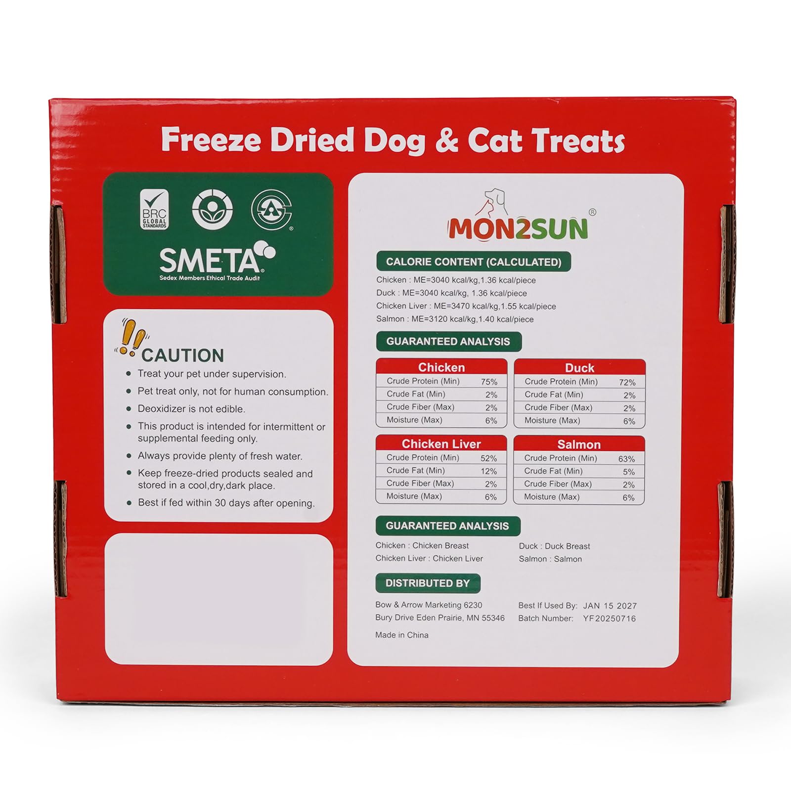 MON2SUN rehydrated bite closeup—softer texture with added hydration option