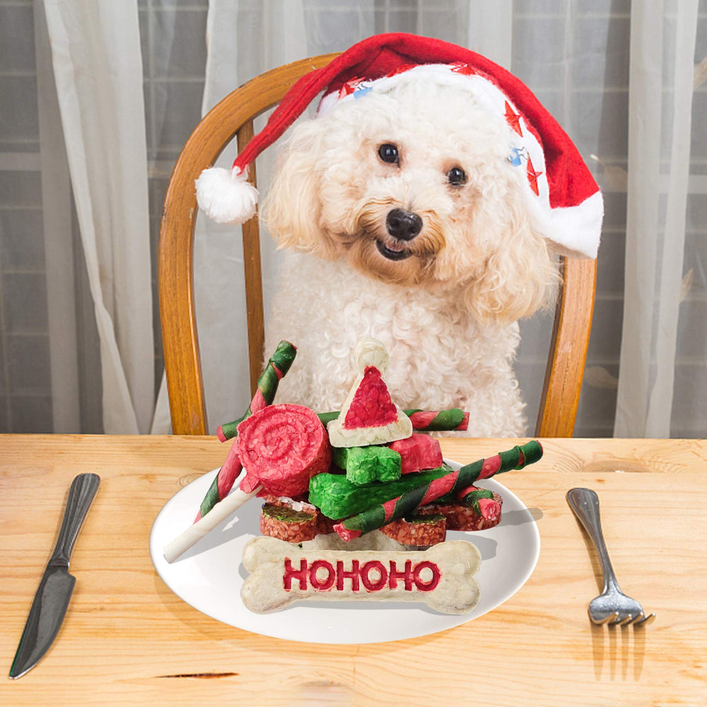 MON2SUN munchy-hat 2 inch chew, compact stocking-friendly snack