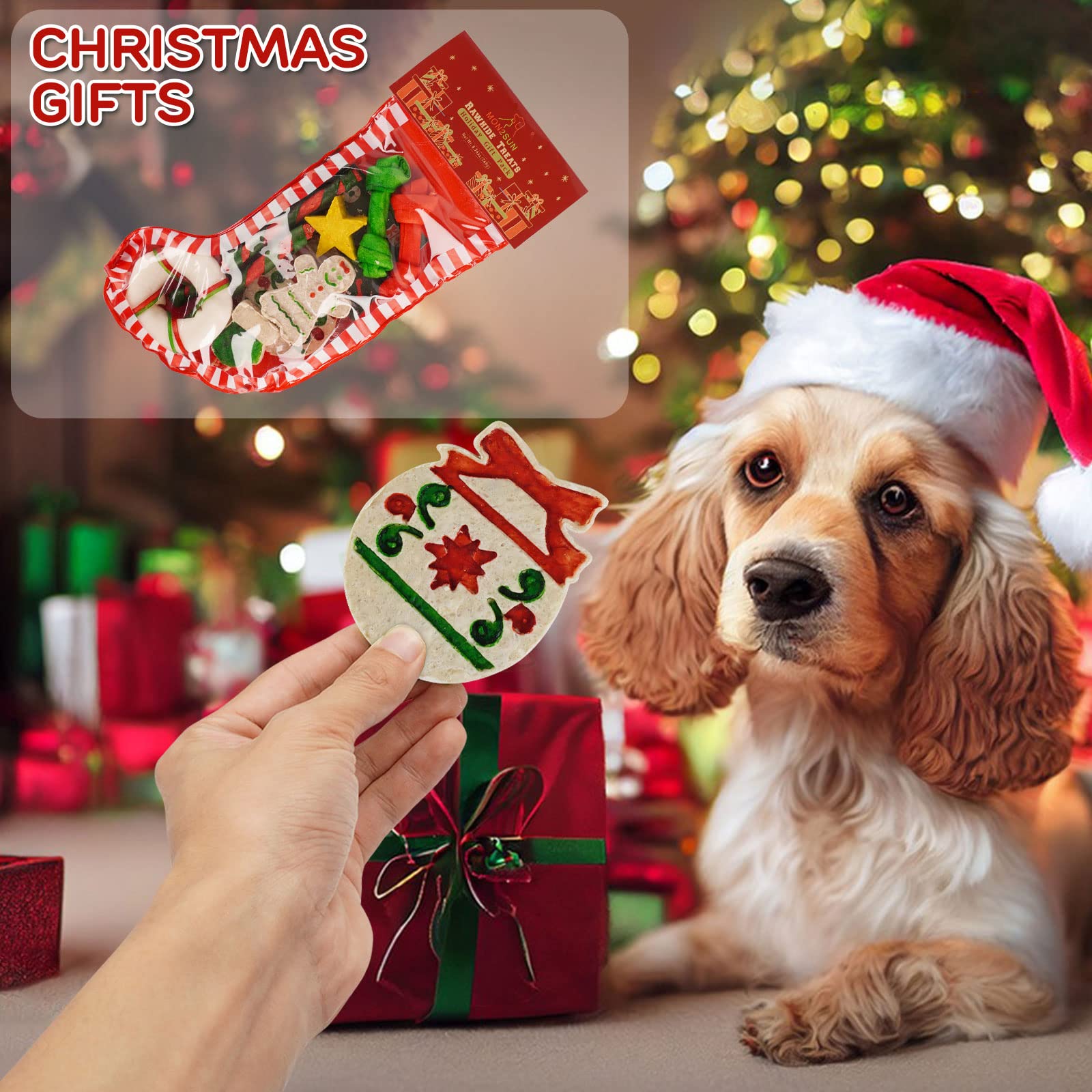 MON2SUN Rawhide bone piece delivers satisfying gnawing and teeth-cleaning support