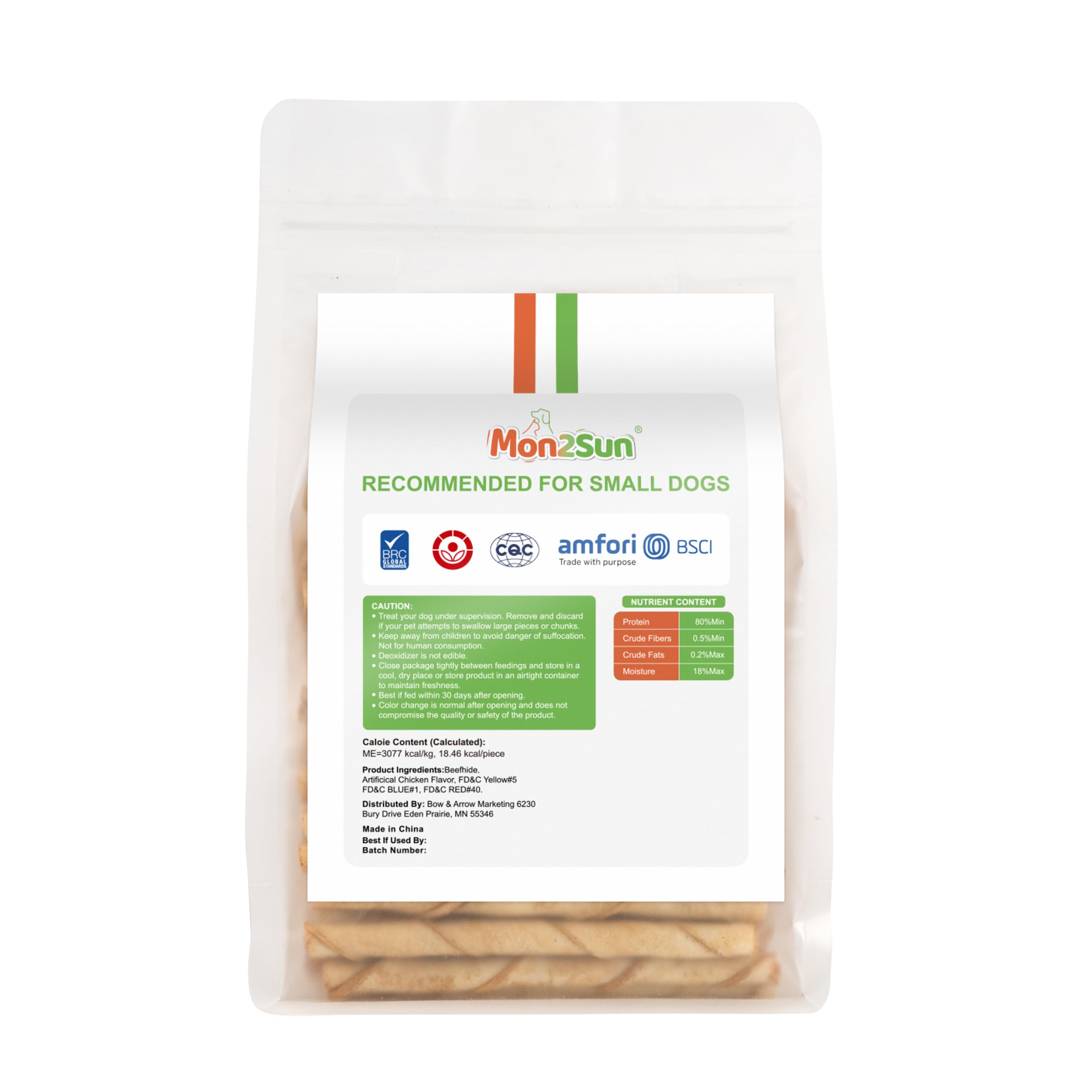 MON2SUN open-bag shot invites quick, convenient feeding moments