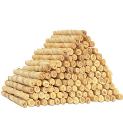 MON2SUN dog rawhide twist sticks 5-inch pack for puppies, ideal chew