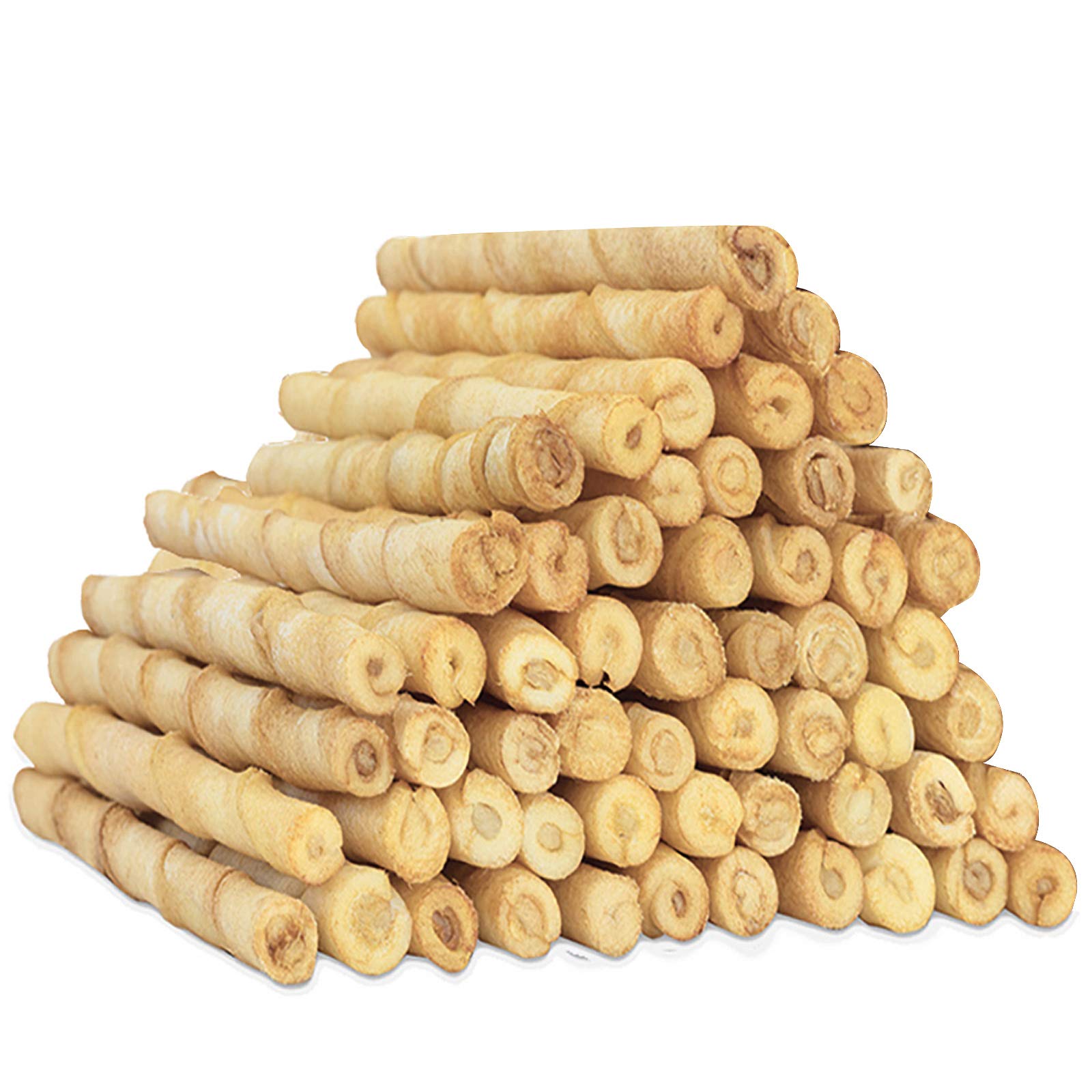MON2SUN dog rawhide twist chicken 5inch packaging—value pack for puppies and small dogs.