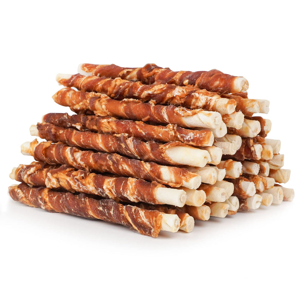 MON2SUN duck-wrapped-rawhide-5in-puppy-pack durable chew for puppies