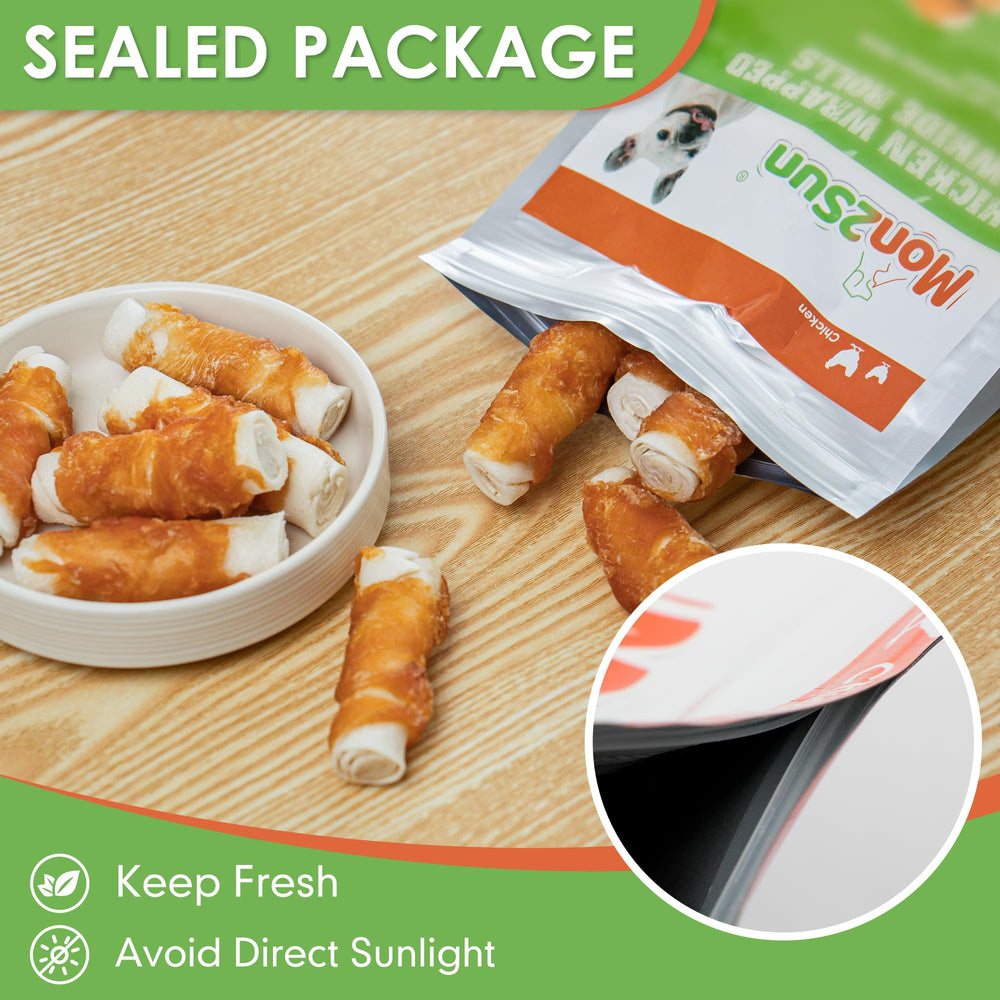 MON2SUN low-fat natural ingredients closeup emphasizes clean-label appeal for mindful owners.