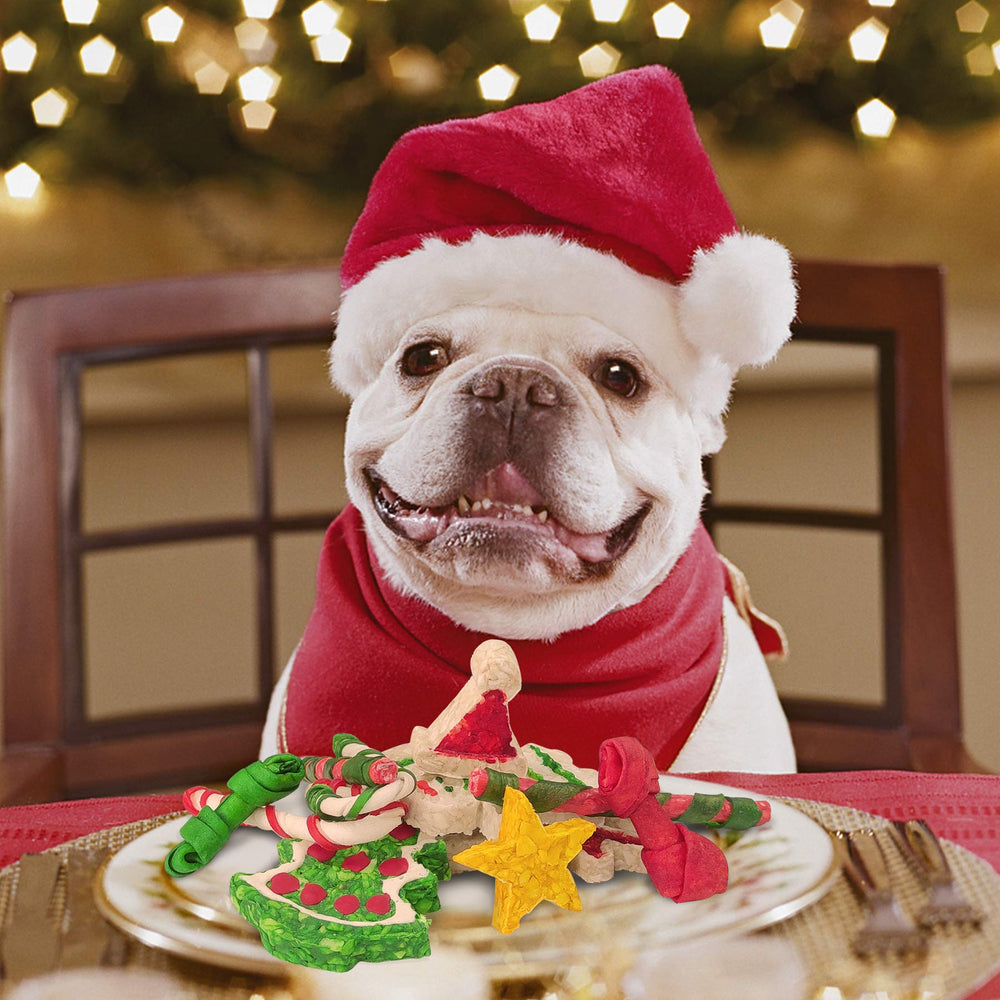 MON2SUN munchy hat 1pc - holiday-themed chew for dogs.