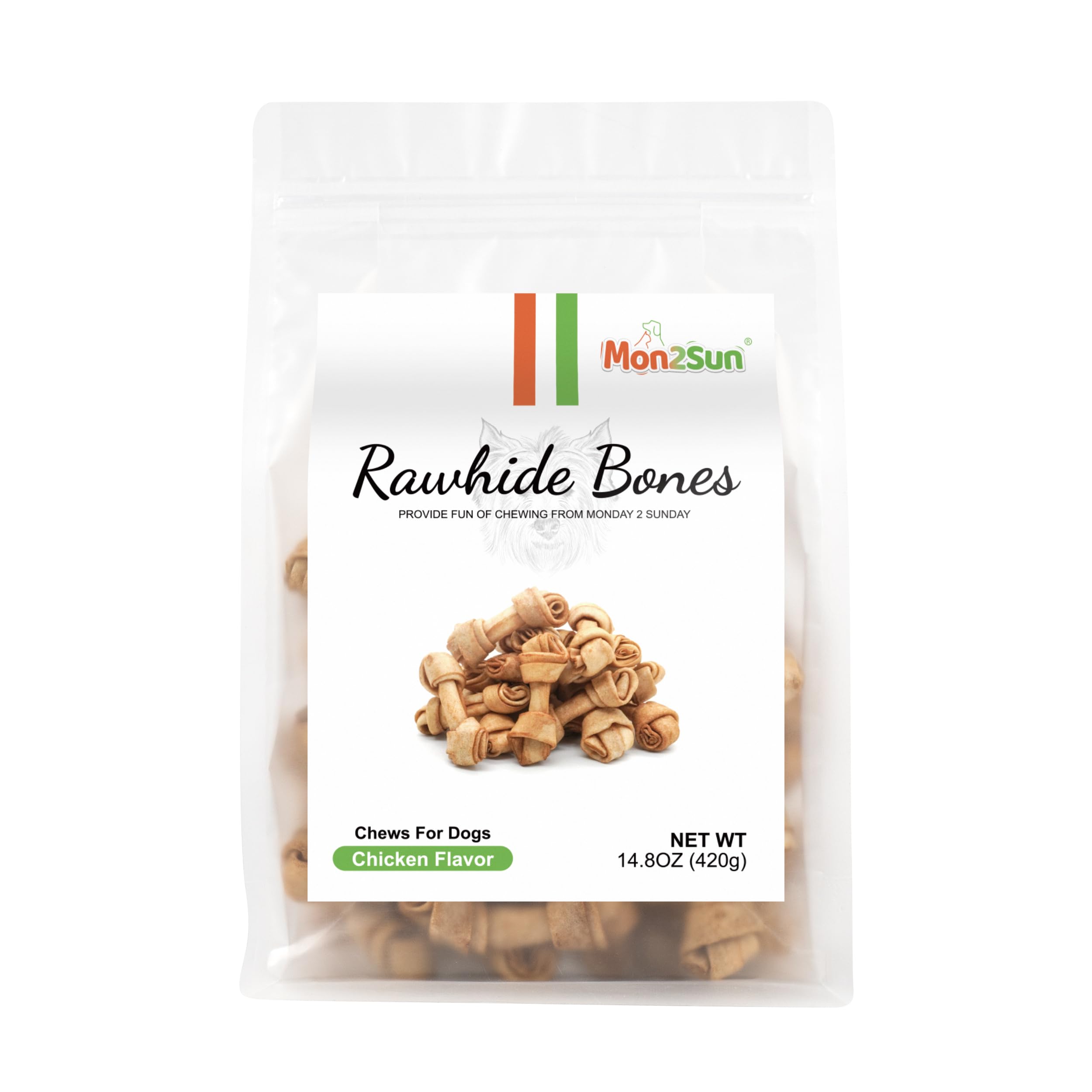 MON2SUN pack includes 60 chews great for regular treat rotation
