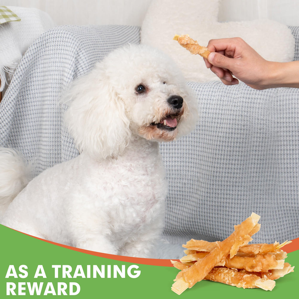 MON2SUN small-dog-friendly treats sized for gentle bites and repeated rewards.