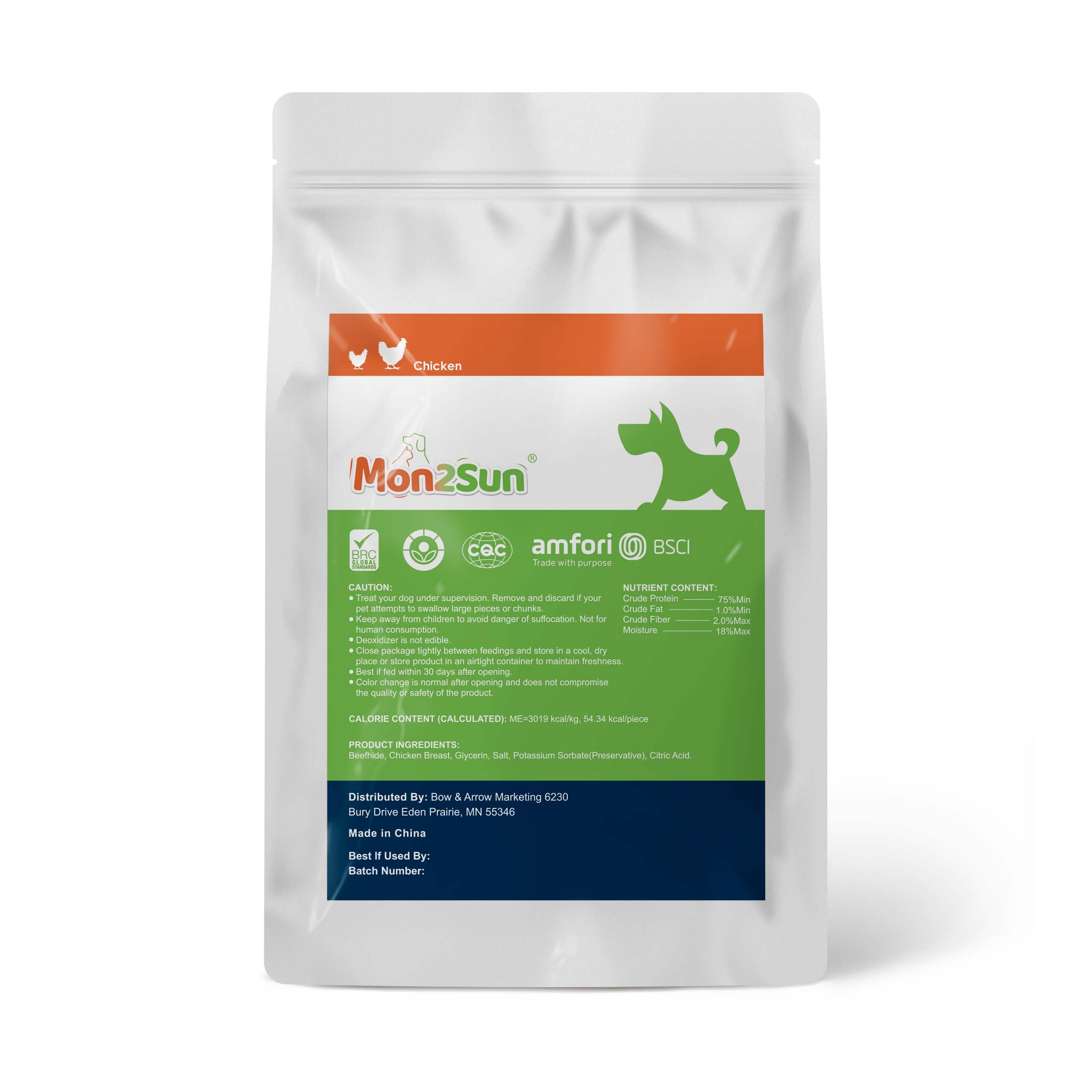 MON2SUN training-reward-dog-chew helps reinforce good behavior with tasty bites.