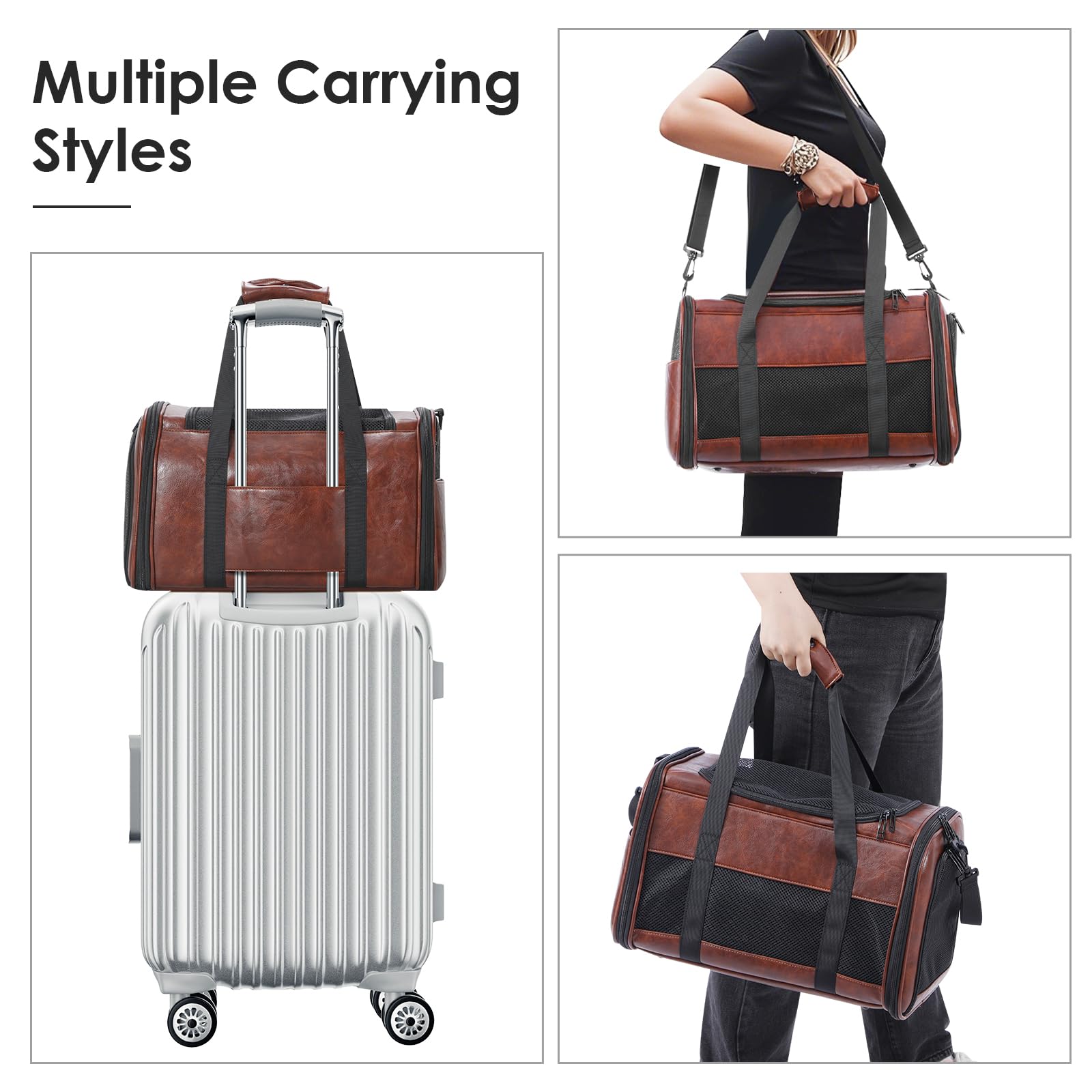 Monanller durable lightweight scratch-resistant design supports active outings with puppies and cats