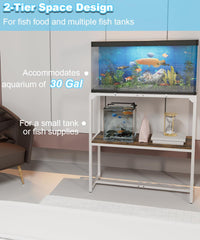 Mondazie 2-tier stand keeps tanks and tools organized