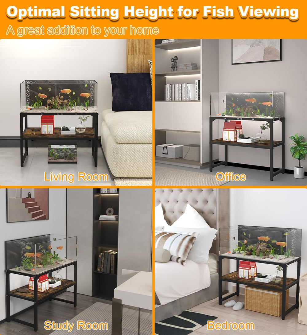 Mondazie stand shown as decor in living room.