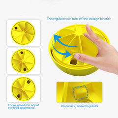 Monotre adjustable leakage holes control treat flow for tailored challenges.