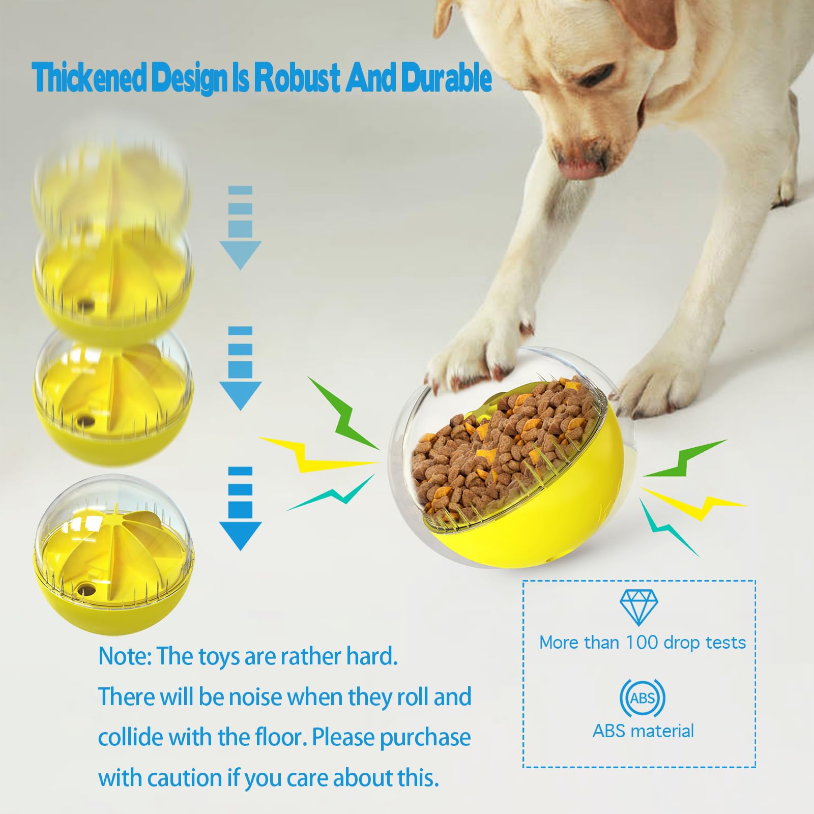 Monotre safe ABS dog toy durable and BPA-free for safe chewing.